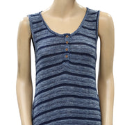 Soft Surroundings Striped Printed Maxi Dress