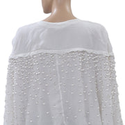 Hoss Intropia Anthropologie Embroidered Top
