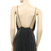 Mac Duggal Beaded Embellished Slip Gown Maxi Dress S