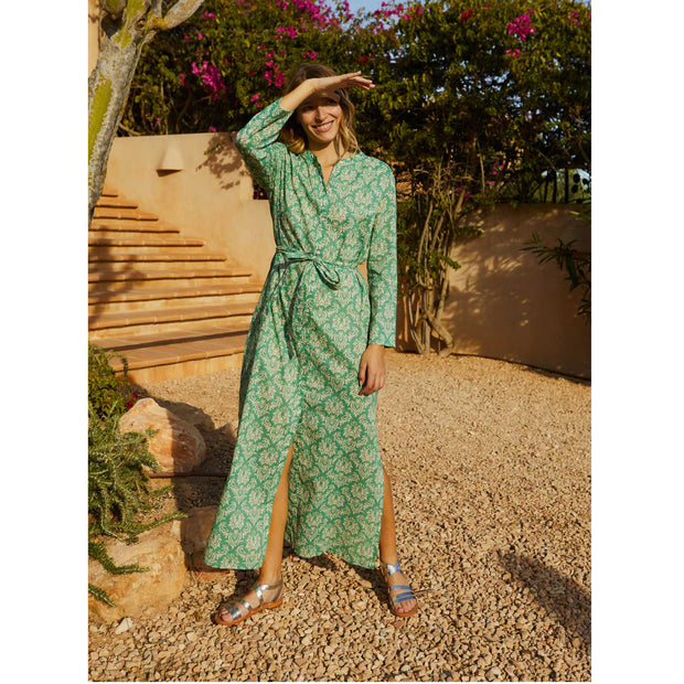 Petite Mendigote Tamara Pondicherry Kaftan Maxi Dress