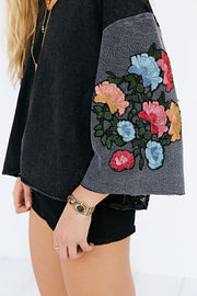 Pins & Needles Urban Outfitters Boxy Hooded Pullover Top L