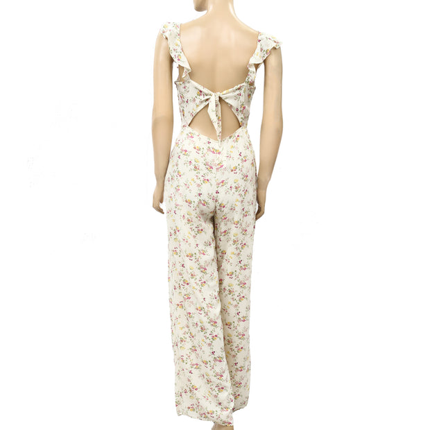 Denim & Supply by Ralph Lauren Open-Back Floral Printed Jumpsuit