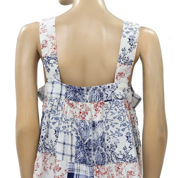 Urban Outfitters Maya Cropped Babydoll Top
