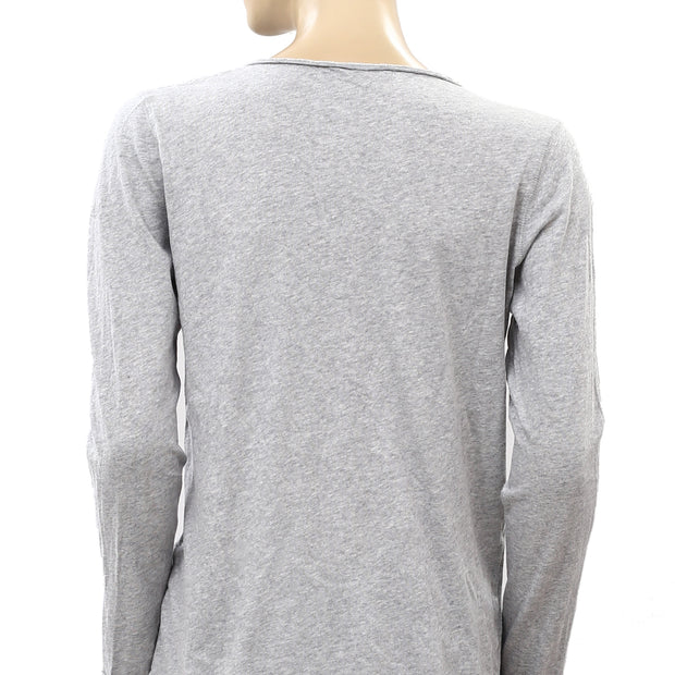 Zadig &amp; Voltaire Aqua Skull T 恤女衫上衣 M