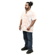 ASOS DESIGN Men's Revere Abstract Brush Print Shirt L