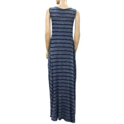 Soft Surroundings Striped Printed Maxi Dress