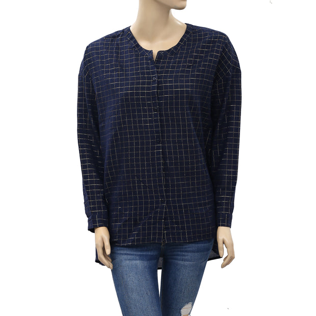 Des Petits Hauts Felicia Shimmer Blouse Top