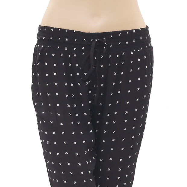 Out From Under Printed Smocked Pants M