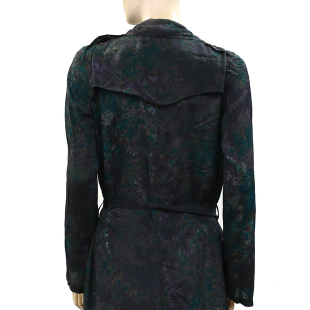 Mes Demoiselles Paris Kimono Jurk Moldavite Coat Coverup Top S 38