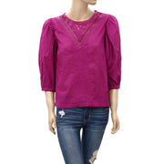 Farm Rio Anthropologie Kelsie Blouse Top
