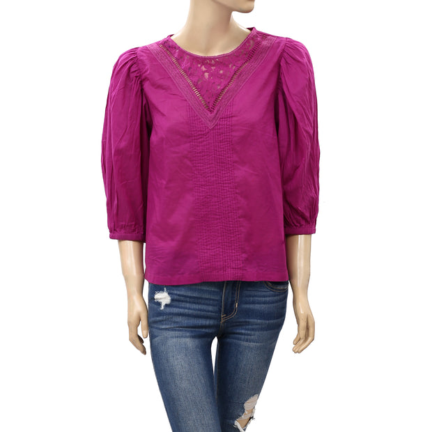 Farm Rio Anthropologie Kelsie Blouse Top