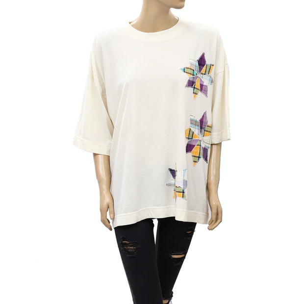 BDG Urban Outfitters Floral Patchwork T-shirt Blouse Top M