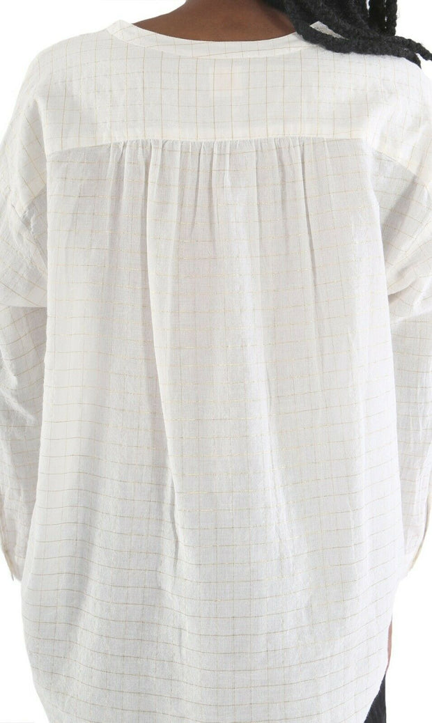 Des Petits Hauts Felicia Shimmer Tunic Top