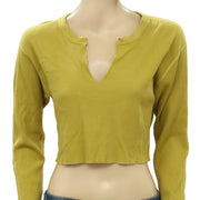 BDG Urban Outfitters Corey Notched Thermal Cropped Top XS