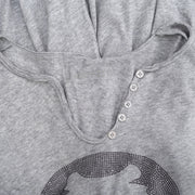 Zadig &amp; Voltaire Aqua Skull T 恤女衫上衣 M