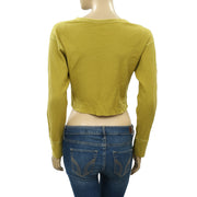 BDG Urban Outfitters Corey Notched Thermal Cropped Top XS