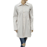 Ewa I Walla Buttondown Peasant Lagenlook Vintage Coatigan Jacket Top S