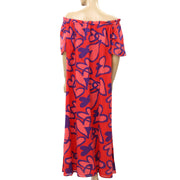 Farm Rio Anthropologie Amore Off The Shoulder Maxi Dress XS