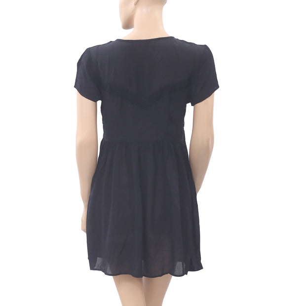 Staring At Stars Urban Outfitters Floral Lace Mini Dress S