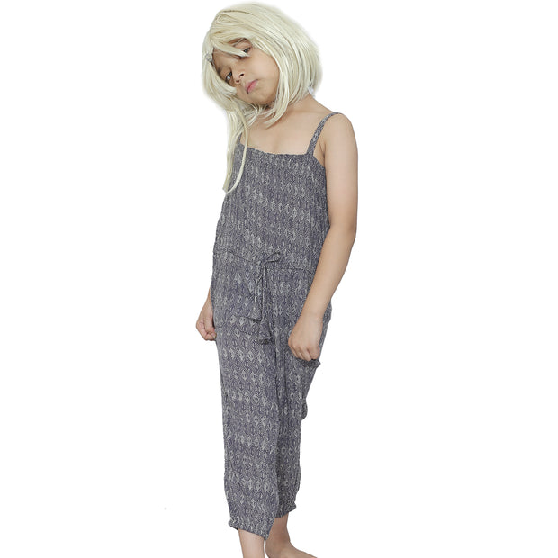 Bonpoint Kids Girls Retro Printed Jumpsuit 6 Years