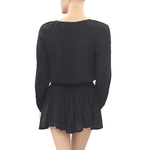 Denim & Supply Ralph Lauren Smocked Mini Dress