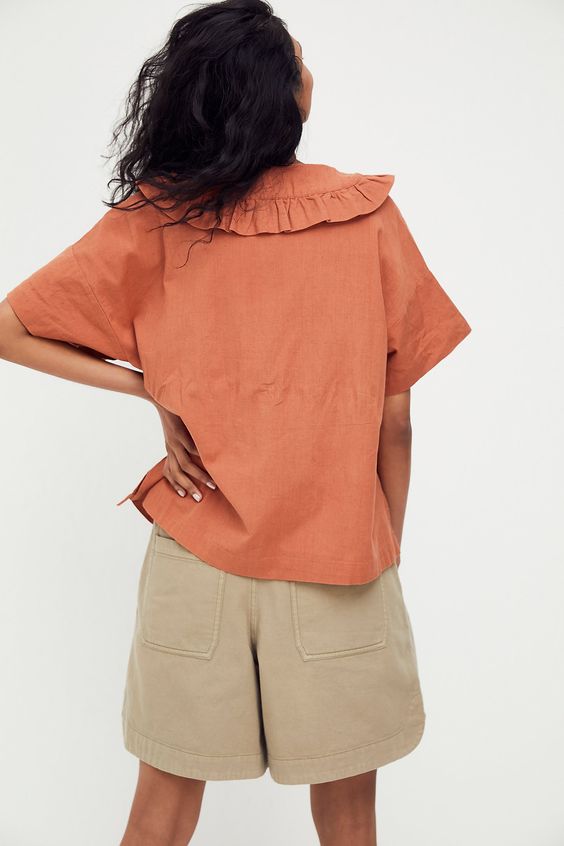 Free People Endless Summer The Simple Pleasures 衬衫上衣 L
