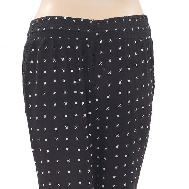 Out From Under Printed Smocked Pants M