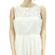 Anthropologie Embroidered Mini Tunic Dress M