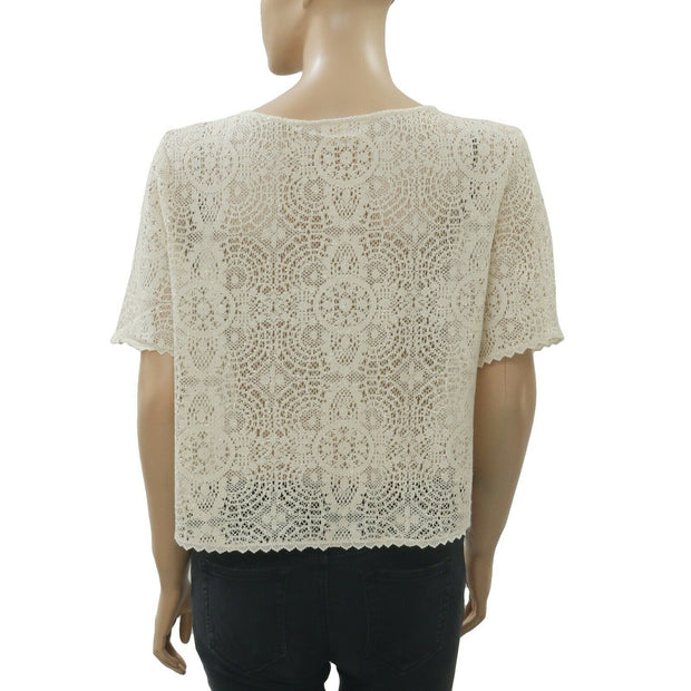 Des Petits Hauts Jacob 蕾丝衬衫短款上衣