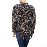 Swildens XXX Leopard Printed Chemise Shirt Blouse Top