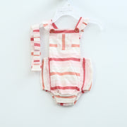 White Chocolate Baby Striped Toddler Romper Bodysuit Kids 0-3 Month