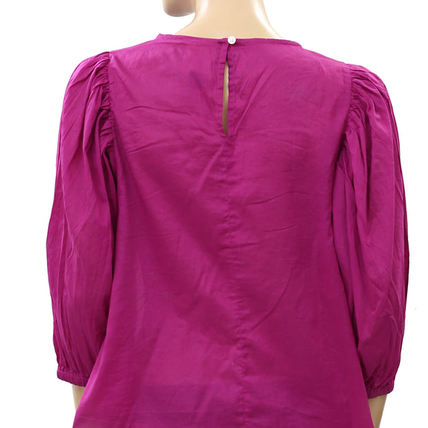 Farm Rio Anthropologie Kelsie Blouse Top