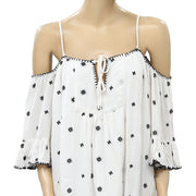Tularosa Floral Embroidered Mini Dress XS