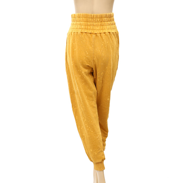 Out From Under Urban Outfitters Tyson Smocked Waist Jogger Pants S