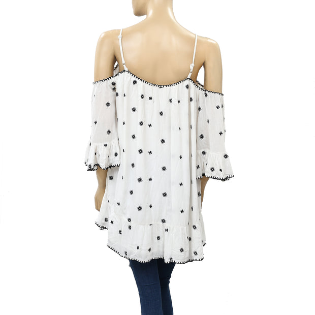Tularosa Floral Embroidered Mini Dress XS