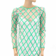 Asos Sheer Mesh Dress S