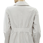 Ewa I Walla Buttondown Peasant Lagenlook Vintage Coatigan Jacket Top S
