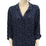 Zadig & Voltaire Ramia Heart Printed Tunic Shirt Top S
