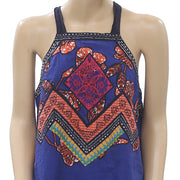 Free People Cool Cabana Printed Blouse Top