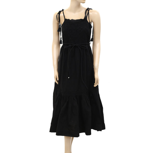Sea New York Willa Smocked Midi Dress