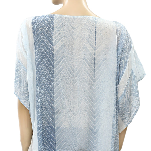 Frye x Anthropologie Pleated Box Blouse Top