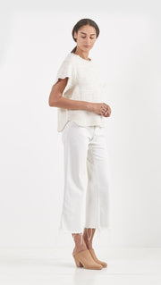 IRO Dorothy Tweed Blouse Top