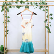 Miss Sidecar Dip Dye Embroidered Mini Dress M