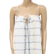 Urban Outfitters UO Lacey Shapeless Striped Playsuit Romper L