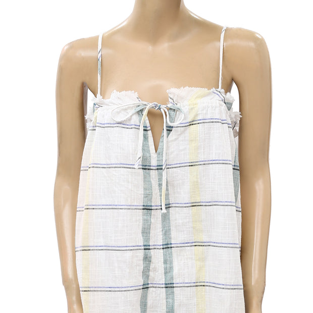Urban Outfitters UO Lacey Shapeless Striped Playsuit Romper L