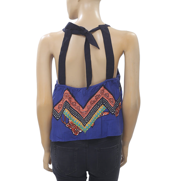Free People Cool Cabana Printed Blouse Top