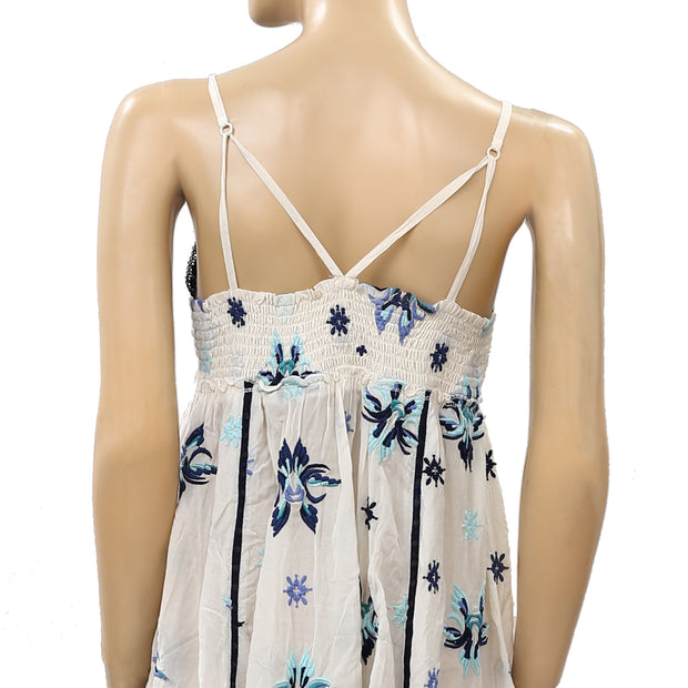 Odd Molly Anthropologie Floral Embroidered Dress  S1