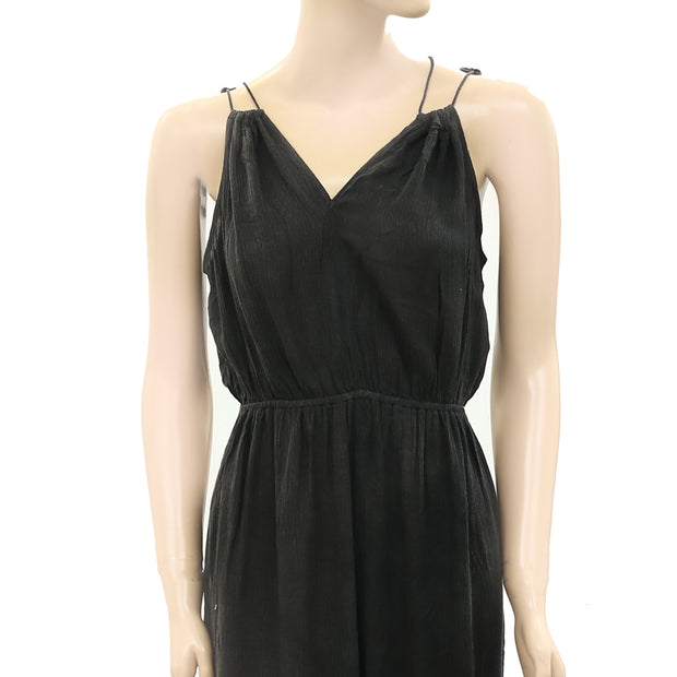 Ecote Urban Outfitters Solid Charcoal Jumpsuit Dress XS