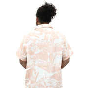ASOS DESIGN Men's Revere Abstract Brush Print Shirt L