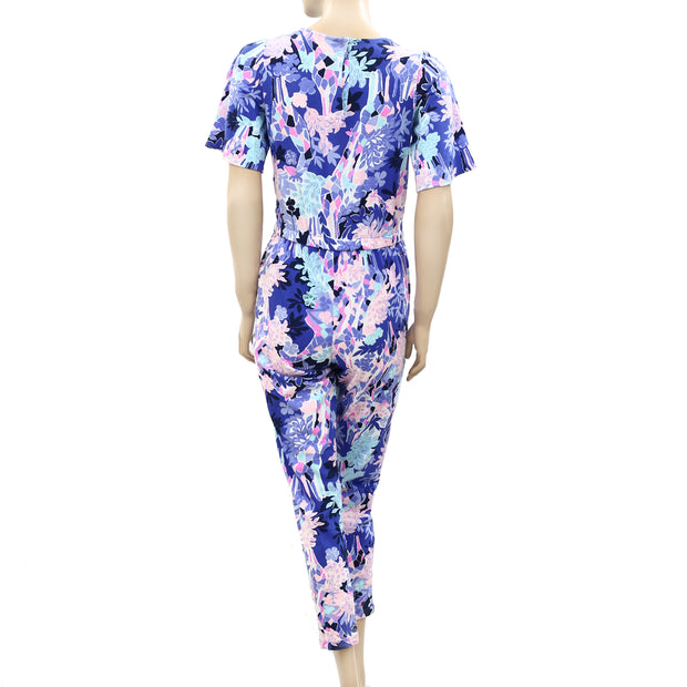 Lilly Pulitzer Girls Mini Maliah Floral Jumpsuit Dress